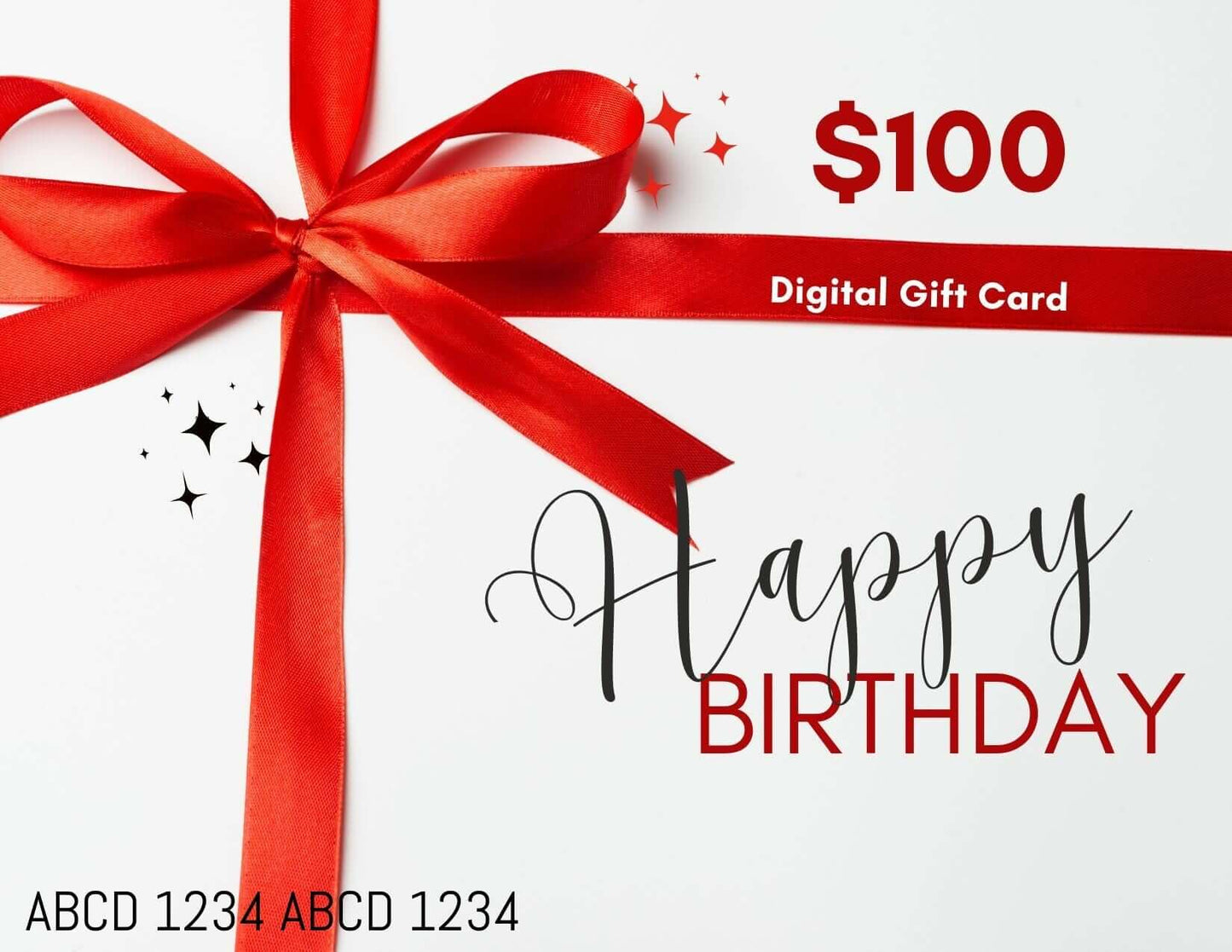 Happy Birthday (Red)